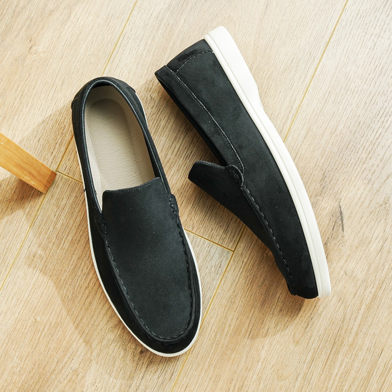 Slip-On Suede Slip-On Lazy Shoes Casual Fashion Peas Shoes Men