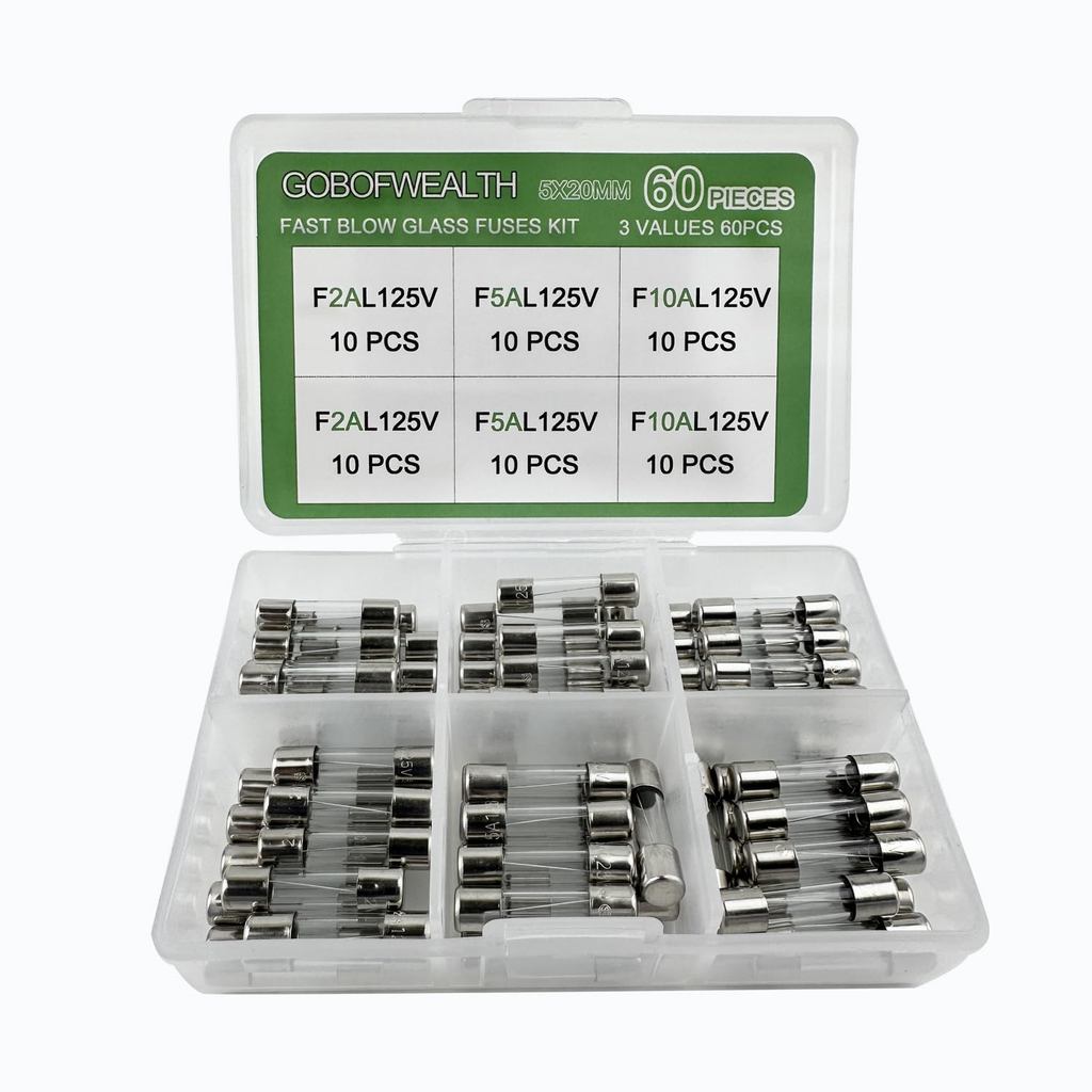 5x20 มม. 0.2x0.78 นิ้ว บรรจุในกล่องพลาสติกใส เหมาะสําหรับคริสต์มาส Light Quick Burning Glass mini Fu