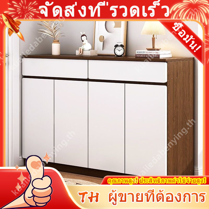 ในสต็อกตู้รองเท้าประตูในครัวเรือนความจุขนาดใหญ่และประหยัดพื้นที่จัดเก็บตู้ระเบียง bobo666.sg HHR3