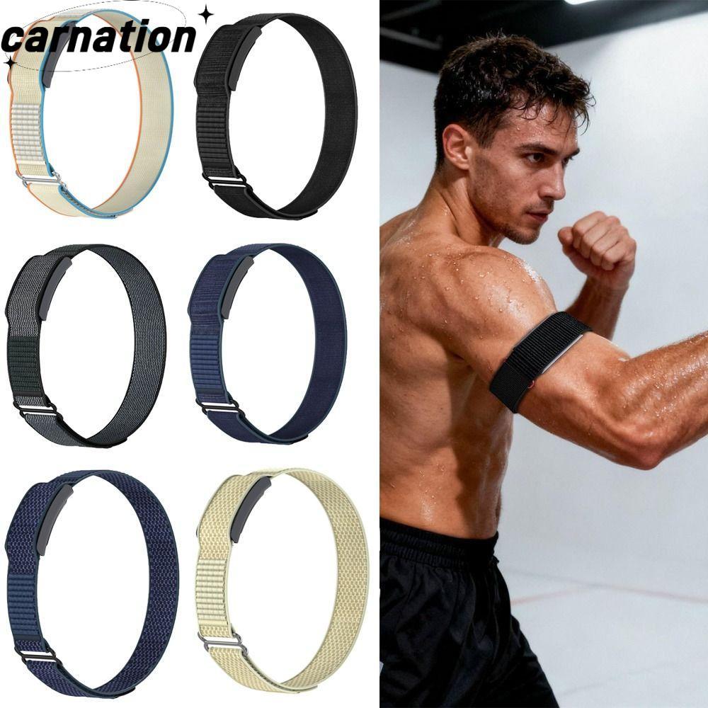 CARNATION Sport Band Bicep Band, ไนลอนแบบปรับได้ฟิตเนส Tracker Arm Band, Loop Design Breathable สายร