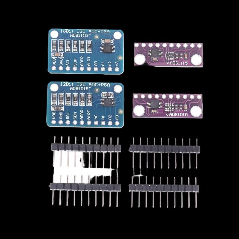[onxv007] ADS1115 ADS1015 12/16 บิต I2C โมดูล Precision 4-Channel Development Board พร้อม Pro Gain A