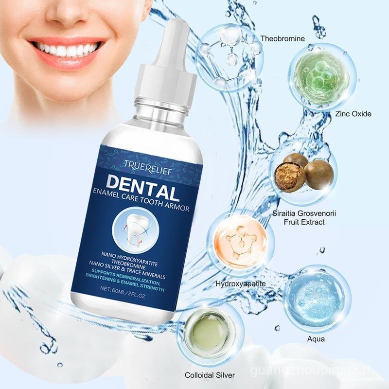 TrueRelief Original Tooth Armor Liquid Drops, An-ti Cavity Enamel Protector, Fluoride-Free, Nano Hyd