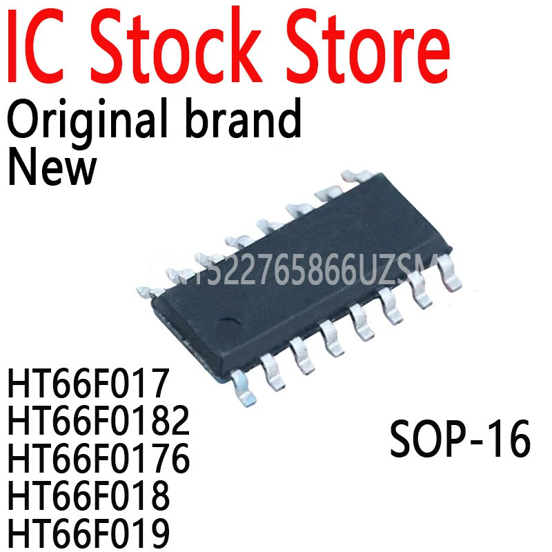 5PCS HT66F017 HT66F0182 HT66F0176 HT66F018 HT66F019 HT66F03C HT66F0185 HT66F019 (HOLTEK) ชิปไมโครคอน