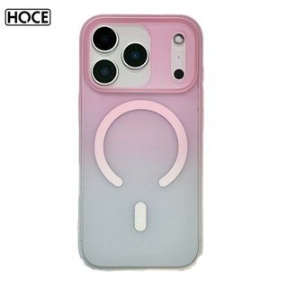 HOCE เคสแม่เหล็กสีไล่ระดับสีบางเฉียบสําหรับ IPhone 17 16 15 …
