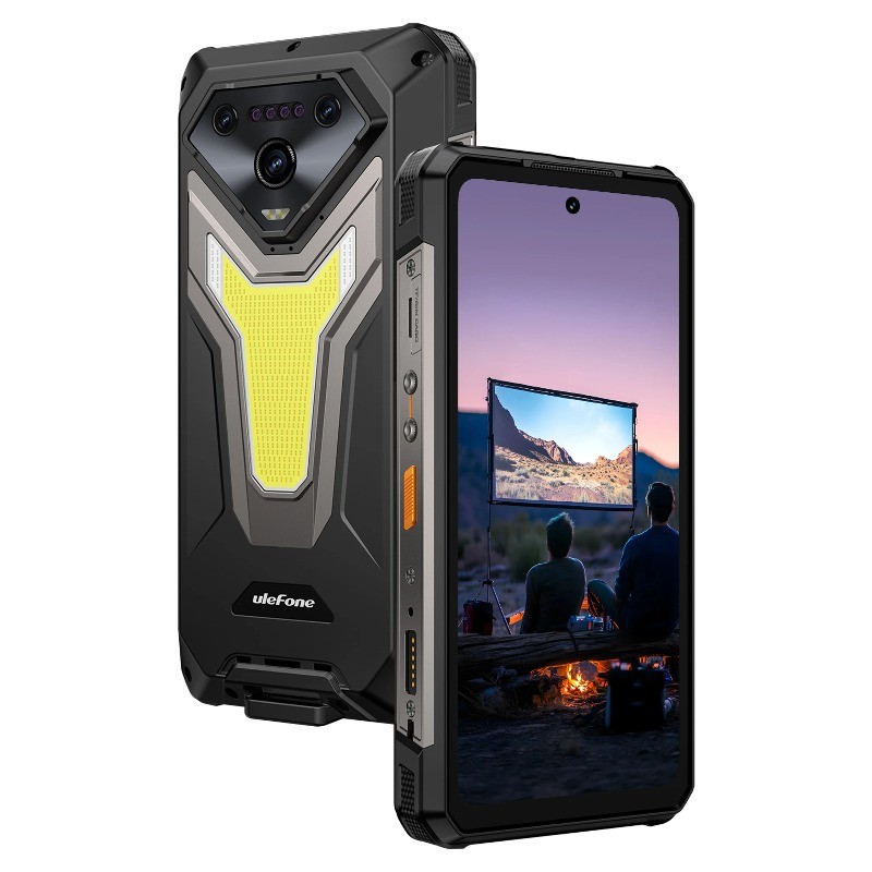 Ulefone Armor 34 Pro Plus 5G AI โทรศัพท์ที่ทนทาน 6.95 "25500mAh 32GB + 512GBโปรเจคเตอร์ในตัว 120Hz N
