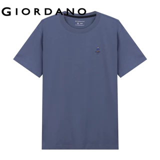GIORDANO เสื้อยืดผู้ชาย Men's Slim Classic Man Tee 01025629