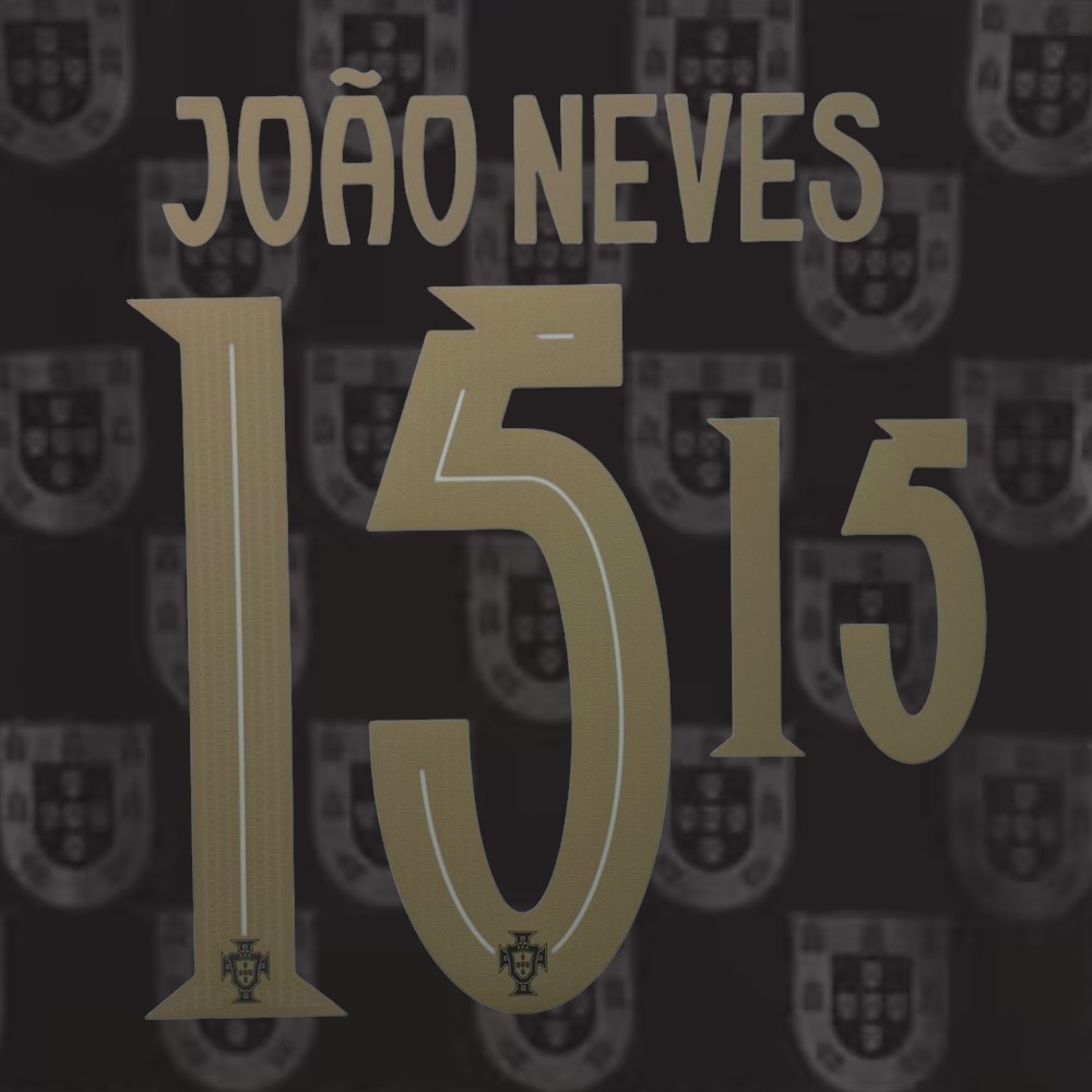 OFFICIAL JOAO NEVES 15 2025 Portugal Black Special Edition Eusebio Print