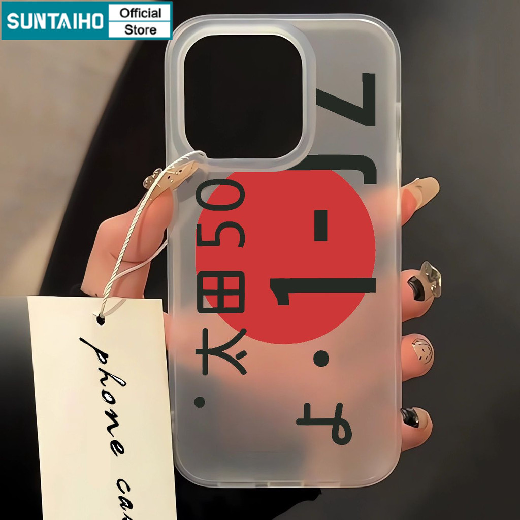 SUNTAIHO Suntaihoเคสโทรศัพท์ที่สวยงามOta 500 การออกแบบรถไฟSimple Aestheticโปร่งใสMatte Soft PremiumกันกระแทกสําหรับiPhone 11 12 13 14 15 16 17 Pro Max IP 7 8 Plus X XS XR