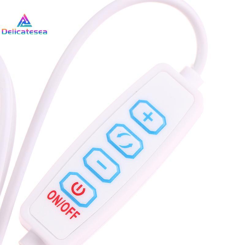 [Delicatesea] 1.5M USB 5V LED -สี Dimming Color Cable Dimmer 4-Key Controller 2CH สําหรับแรงดันไฟฟ้าต่ํา LED CCT Bicolor Light ใหม่