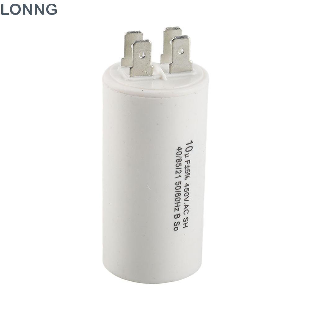 LONNG Motor Running Capacitor, 450V AC CBB60 Run Capacitor, ทนทาน 10uf Run Capacitor AC มอเตอร์เริ่ม