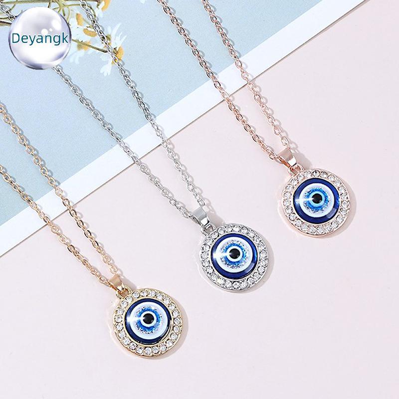 Deyangk คริสตัลตุรกี Evil Eye จี้ สำหรับเครื่องประดับสตรี