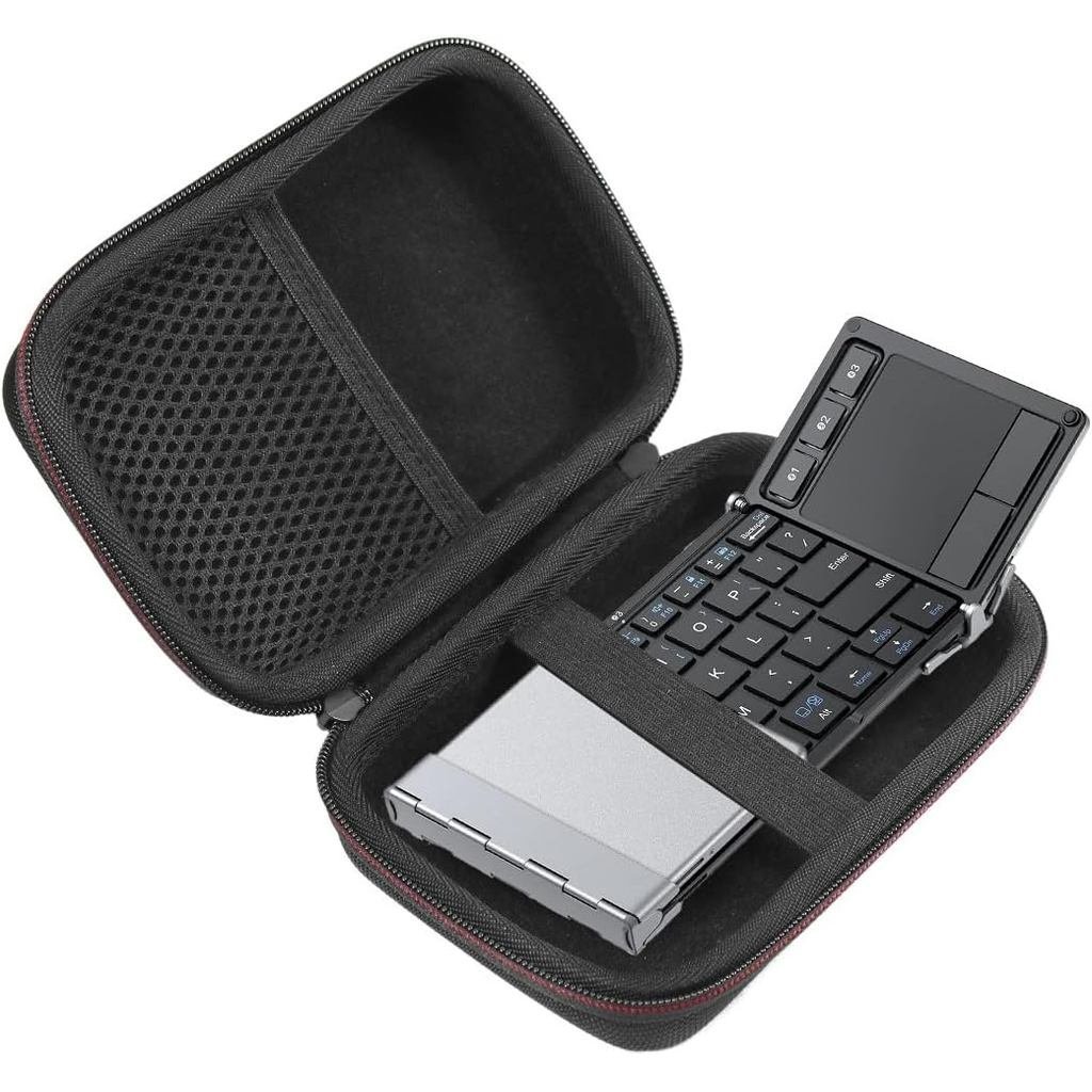 Maoershan EVA Hard Travel Carrying Case Bag for iClever Foldable Keyboard BK08 Bluetooth Portable Ke