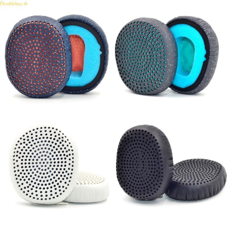 Doublebuy Durability โปรตีนหนังแผ่นรองหูฟังทําความสะอาดง่ายเสียง Isolating Earpads สําหรับ Riff Riff