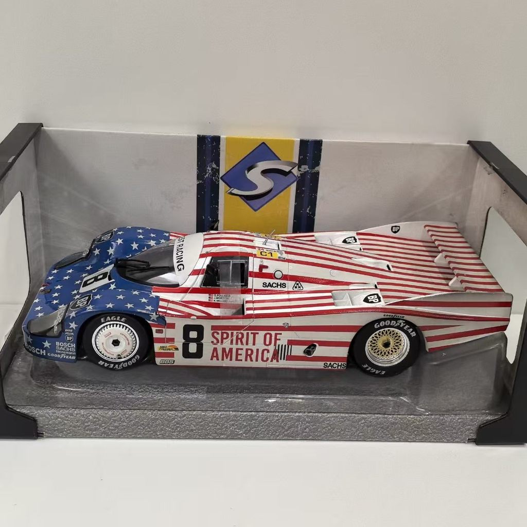 SOLIDO 1/18 PORSCHE 956 1983  #14 โมเดลแข่งปอร์เช่