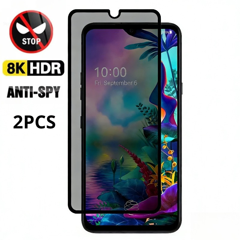 1-2Pcs Anti Spy กระจกนิรภัยสําหรับ LG K92 K71 K62 + K62 K61 K52 K51S K50S K50 5G ความเป็นส่วนตัวสีดํ