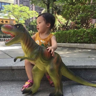 ของเล่นไดโนเสาร์ ใหญ่พิเศษ 50cm ของเล่นไดโนเสาร์ยางนุ่มจำลอง พร้อมเสียงเอฟเฟกต์ไดโนเสาร์ ของขวัญเด็กผู้ชาย