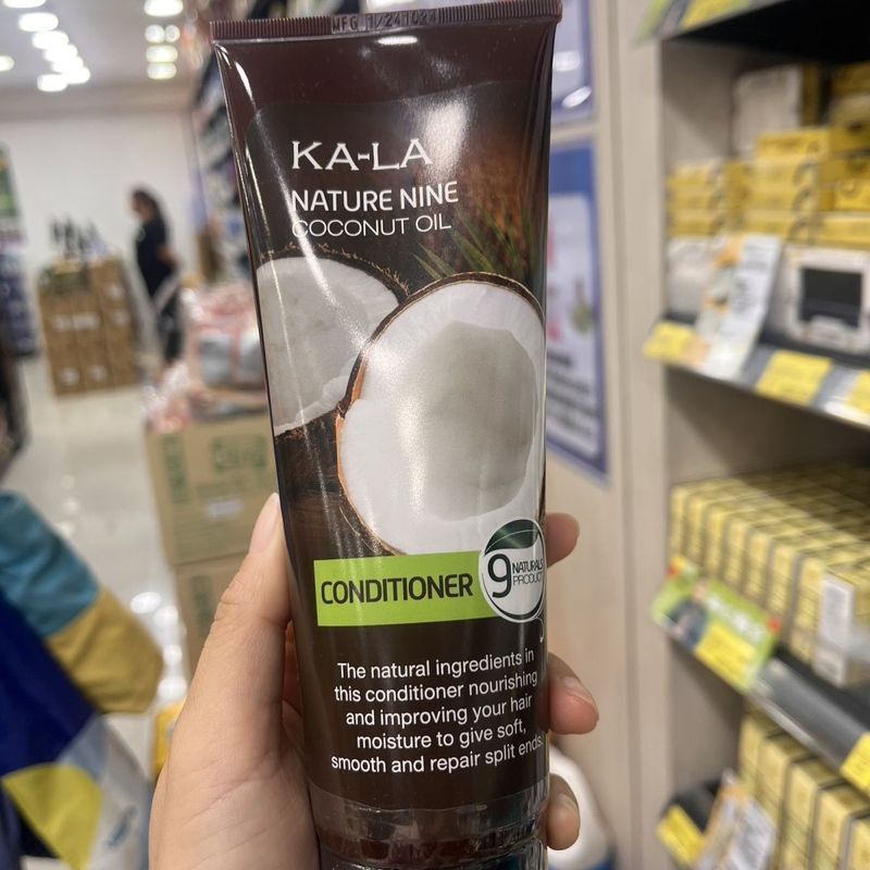 ประเทศไทยนําเข้า kala Natural Coconut Oil Conditioner 250ml Soft 4.2.ge