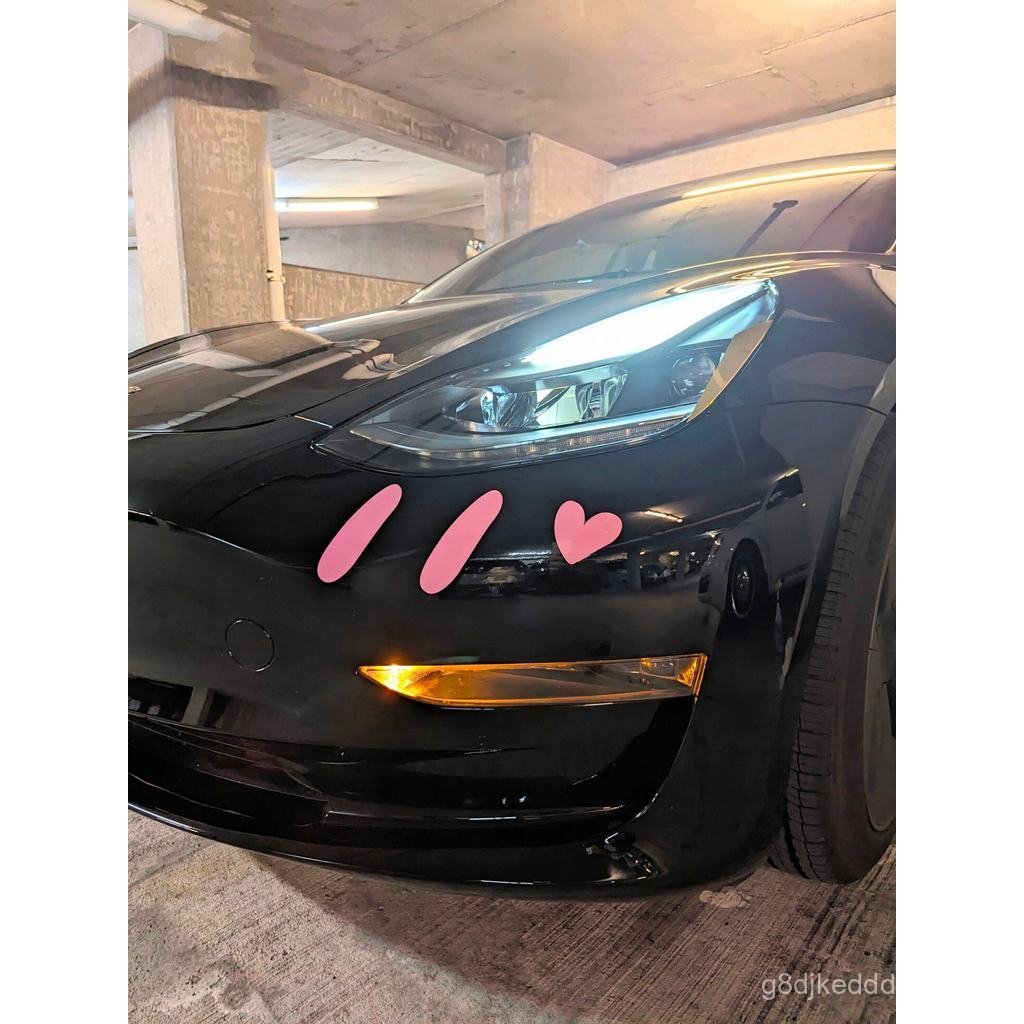 Ghost Horse Club Fear i People Shy Emoji สติกเกอร์ที่ไม่ซ้ํากันไฟฟ้ารถ Tesla ขายน่ารักตกแต่งกันน้ําฝ