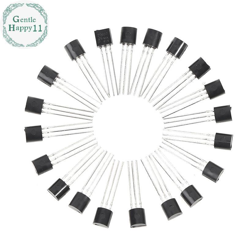 GentleHappy 20 ชิ้น Z0607 Z0607MA TO-92 Triac 0.8A 600V Triacs Threstor 0.8 แอมป์ 600 โวลต์ TH