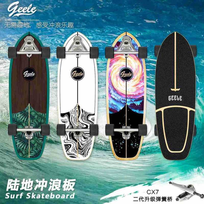 Geele Land Surfing Board CX4 สเก็ตบอร์ดสำหรับฝึกซ้อม สนุกกับการเล่น surfing ในพื้นที่กว้าง