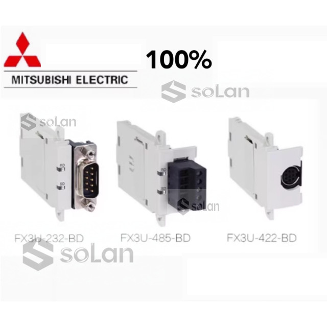 Mitsubishi FX3U PLC การสื่อสารโมดูลบอร์ด FX3U-232-BD FX3U-485-BD FX3U-422-BD FX3U-CNV-BD FX3U-USB-BD