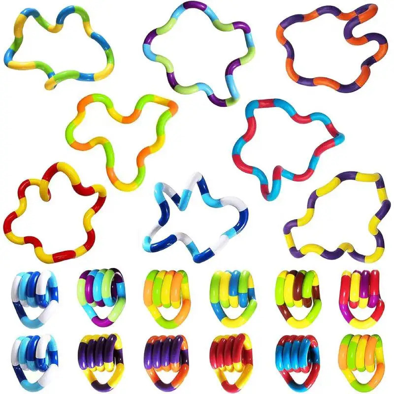3 ชิ้น Tangle Fidget ของเล่นบิด Sensory ของเล่น Hand-Eyeประสานงานของเล่นความวิตกกังวลบรรเทานิ้วมือของเล่นสําหรับเด็กผู้ใหญ่ Fine มอเตอร์ Skills
