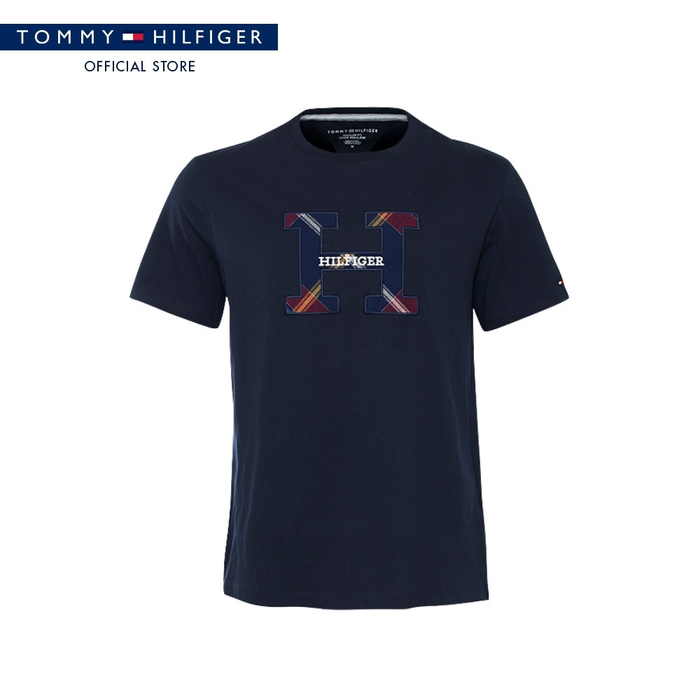 Tommy Hilfiger เสื้อยืด ผู้ชาย รุ่น XM0XM06436 DW5 - สีน้ำเงิน