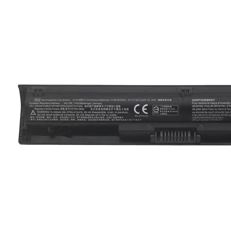 Compatible with HP RI04 ProBook 450 455 470 G3 G4 HSTNN-DB7B laptop battery