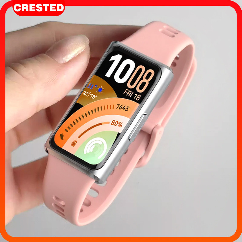 สายยางซิลิโคน for Smartwatch Huawei Band 11 /11 Pro อุปกรณ์เสริมสร้อยข้อมือสายพานปรับได้กีฬาอ่อน for Huawei Band 11 Pro