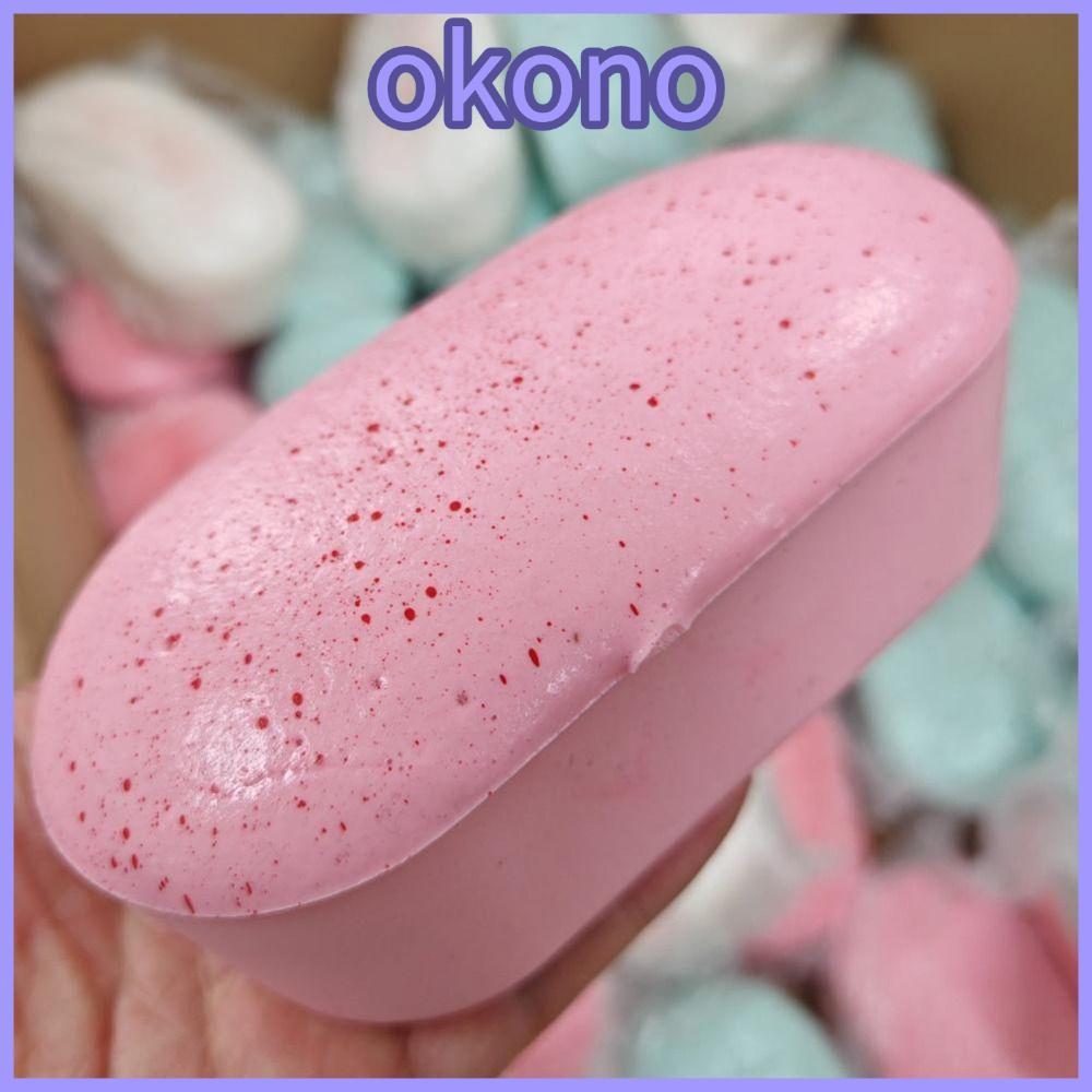 OKONO บีบของเล่น,จําลองความวิตกกังวลบรรเทาเค้กชีสขนมปังบีบของเล่น,วัสดุ PU ฟื้นตัวช้าReusable Sensory Fidgetของเล่นสํานักงานของขวัญ