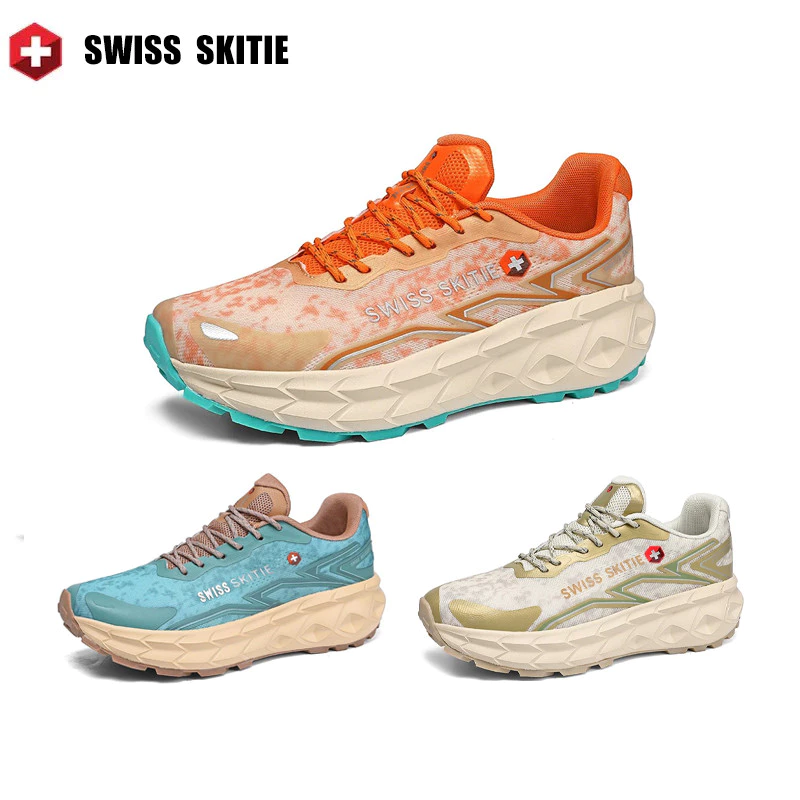 SWISS SKITIE รองเท้าวิ่งยืดหยุ่น น้ำหนักเบา ใส่สบาย เหมาวิ่ง ปีนเขา ไซส์ 36-45