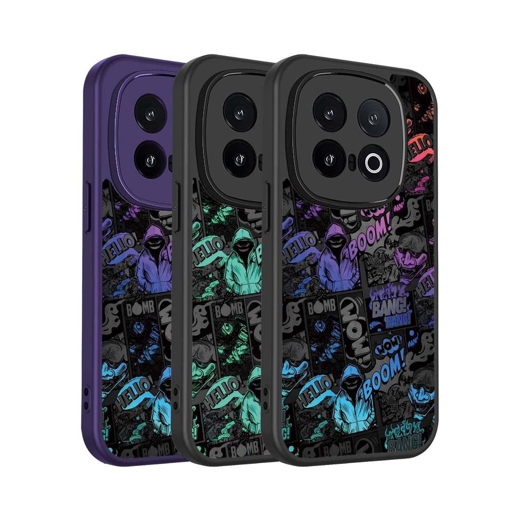 กราฟฟิตีแนวโน้มมังงะสไตล์เคสโทรศัพท์Vivo IQOO 15 13 Z10X Z10R Z10 Z9X Z9S Z9 Lite Z7S Z7 Z6 Proปลอกก
