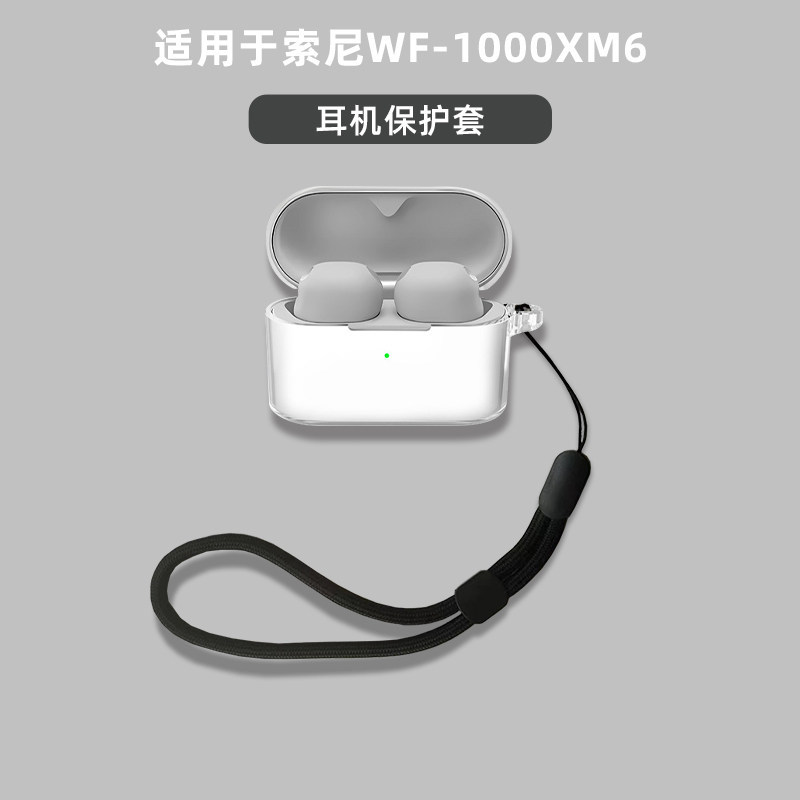 เหมาะสําหรับ Sony WF-1000XM6 หูฟังป้องกันกรณีโปร่งใส xm6 Noise-Cancelling Beans 6 เคสป้องกัน Simple 