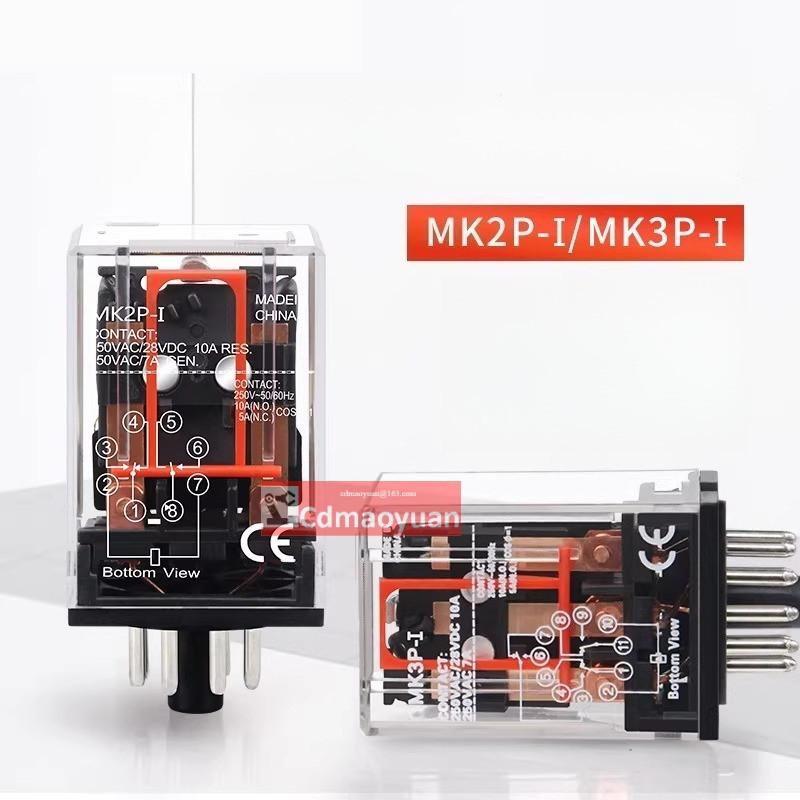 MK2P-I/MK3PI รีเลย์ระดับกลาง AC220VDC24V DC 12V8 Pin 11 Pin High Current Relay