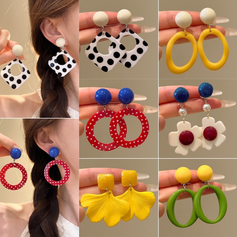 GUSIR สไตล์เรโทร Hong Kong ต่างหู Non-Pierced Clip สำหรับแฟชัน