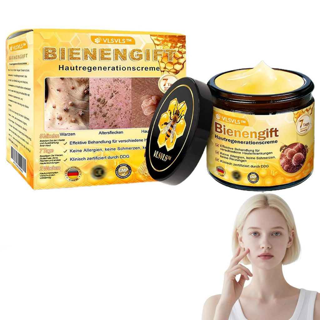 VLSSVLS Bee Prize Studio Cream, Bee Venom Skin Treatment Cream, VLSVLS Bee Venom Repair Cream, Bee V