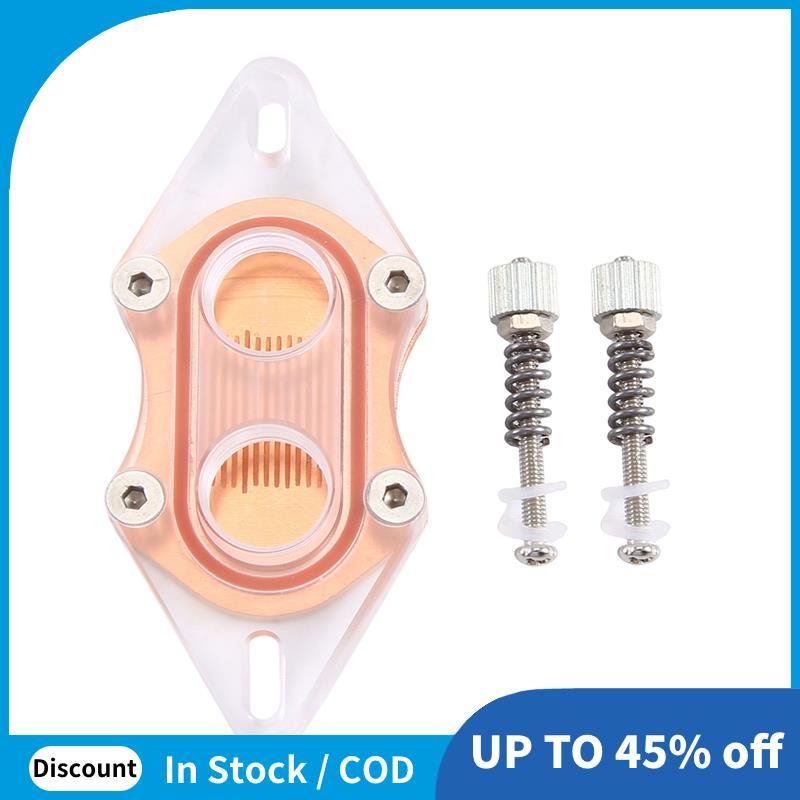 CPU Water Cooling Block Cooler อะคริลิคโปร่งใส South Bridge Northbridge Block สําหรับคอมพิวเตอร์ CPU
