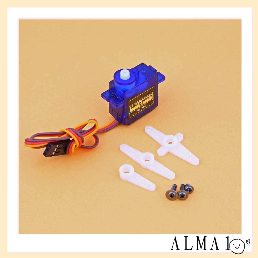 ALMA SG90 Servo สําหรับ RC หุ่นยนต์แขนเฮลิคอปเตอร์เครื่องบินมอเตอร์ Micro Servo