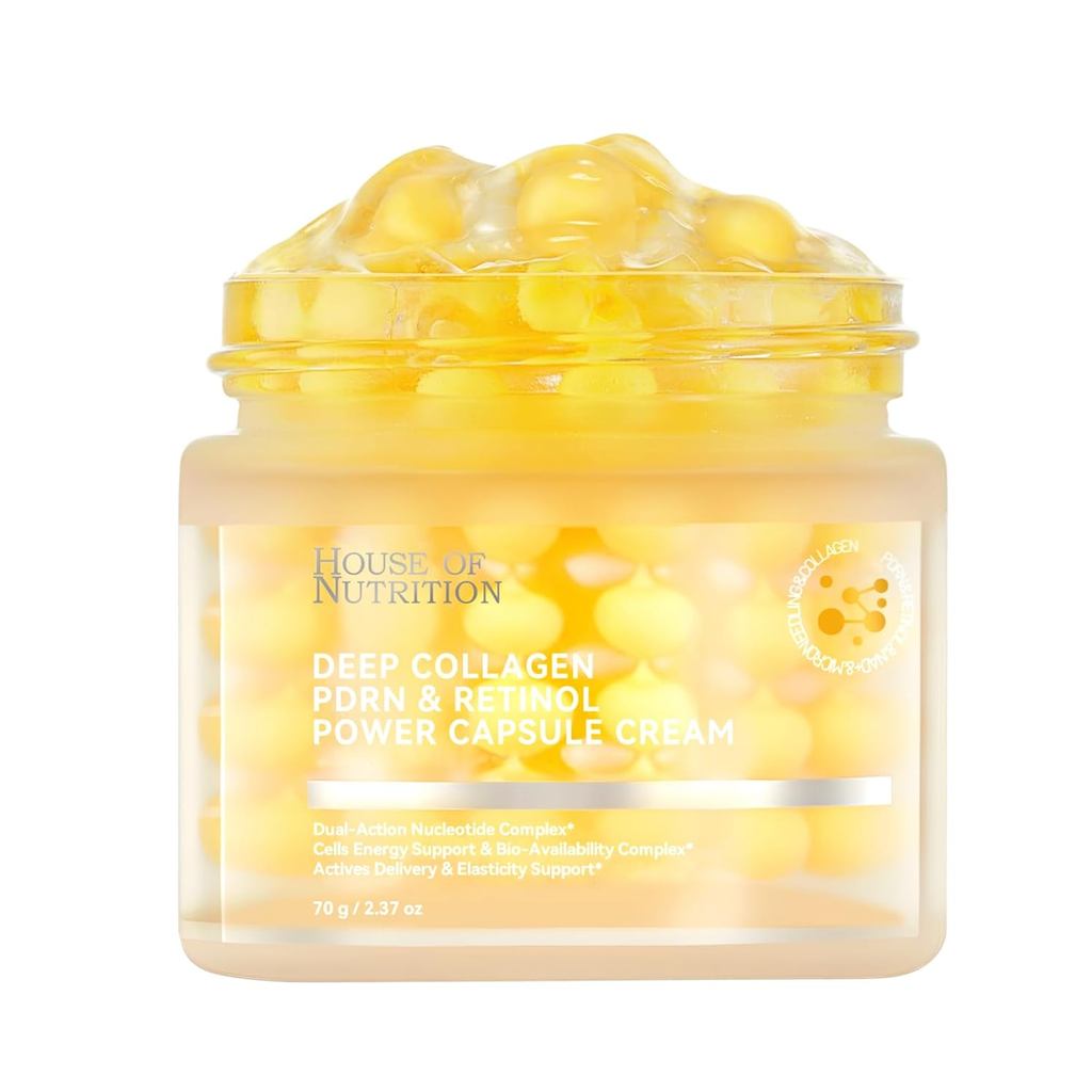 ครีมแคปซูลคอลลาเจนล้ําลึกพร้อม PDRN & Retinol – Microneedling Anti-Aging Face Moisturizer เพื่อความก
