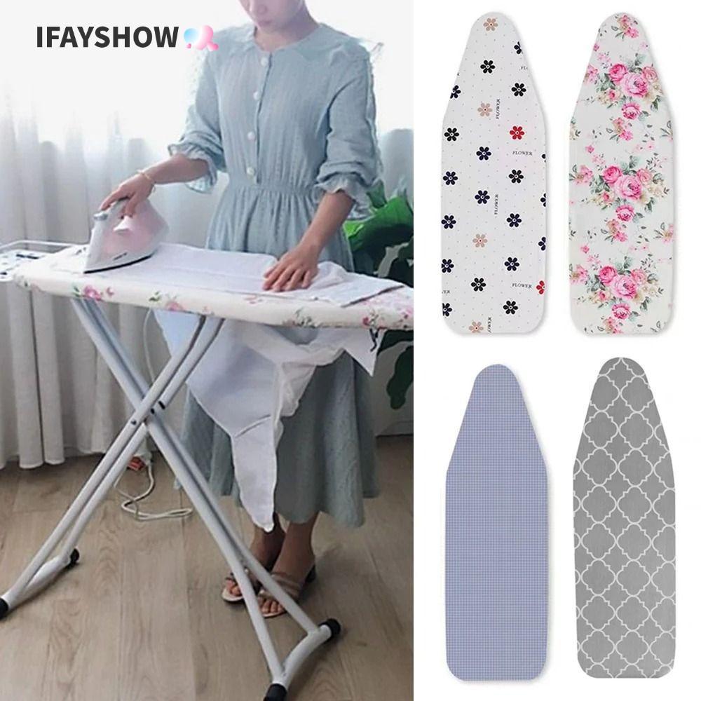 IFAYSHOW ผ้ารองรีดผ้า, แผ่นรองที่รองรีดสากลที่ทนต่อการขัดถู, อุปกรณ์ซักรีดที่ทนความร้อนหนักทนทานพิมพ์เบาะ