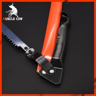 MUSCLE COW โครงเลื่อยคันธนู พร้อมใบเลื่อย โครงเลื่อยเหล็ก 24" / 30" พร้อมใบเลื่อย โครงเลื่อยไม้ BOW SAW