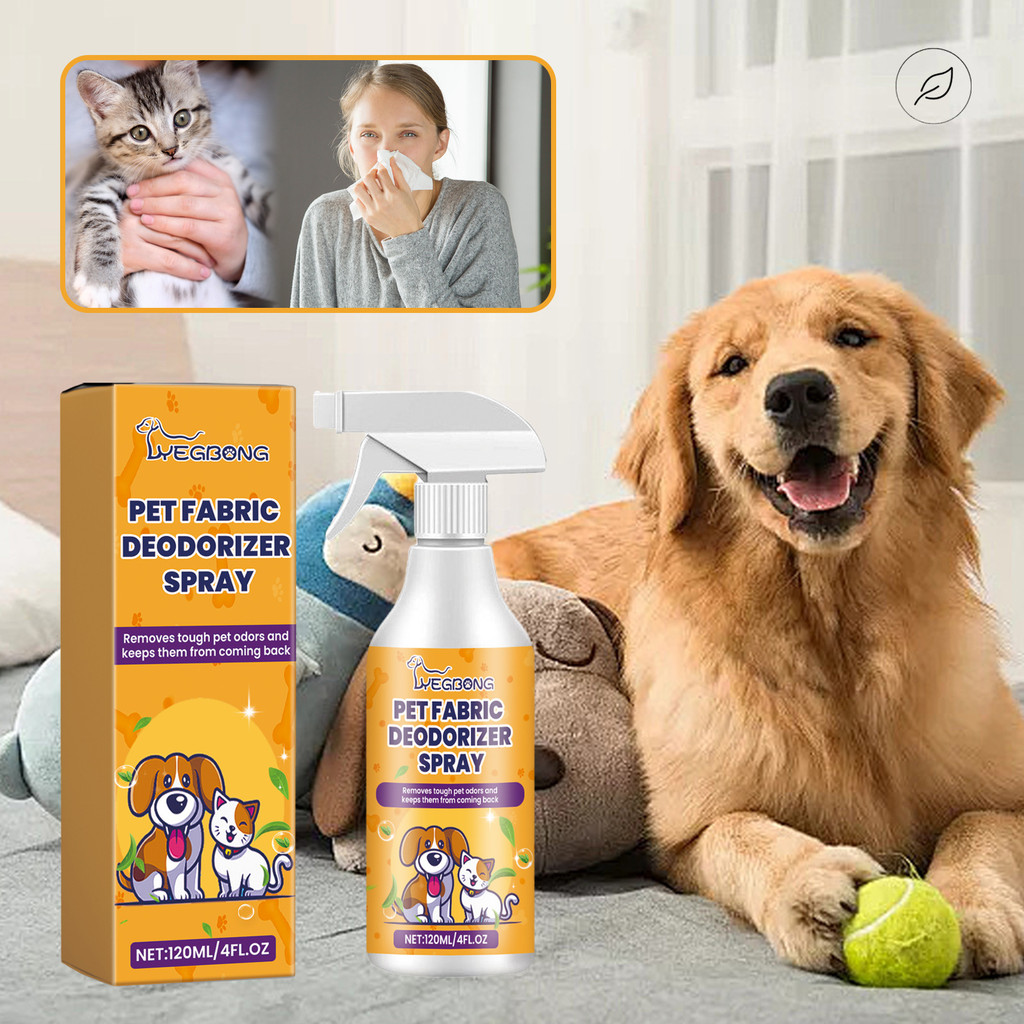 Yegjong Pet Odor Spray Clean Pet Odor Indoor Air Fresh Long Lasting Fragrance Odor 4.9