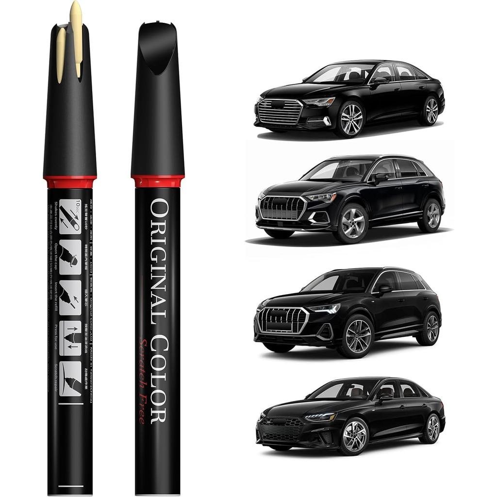 Carhoo LX5H2D Navarra Blue Metallic เข้ากันได้กับ Audi Exact Match Touch Up Paint Pen, Car Scratch R