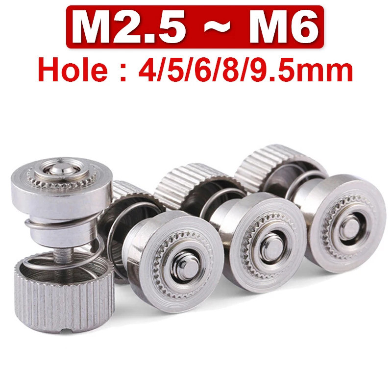 PF31 PF32-M2.5M3M4M5M6 304 Stainless Steel / Nickel Plated Loose Screw Spring Pressure Riveting Scre
