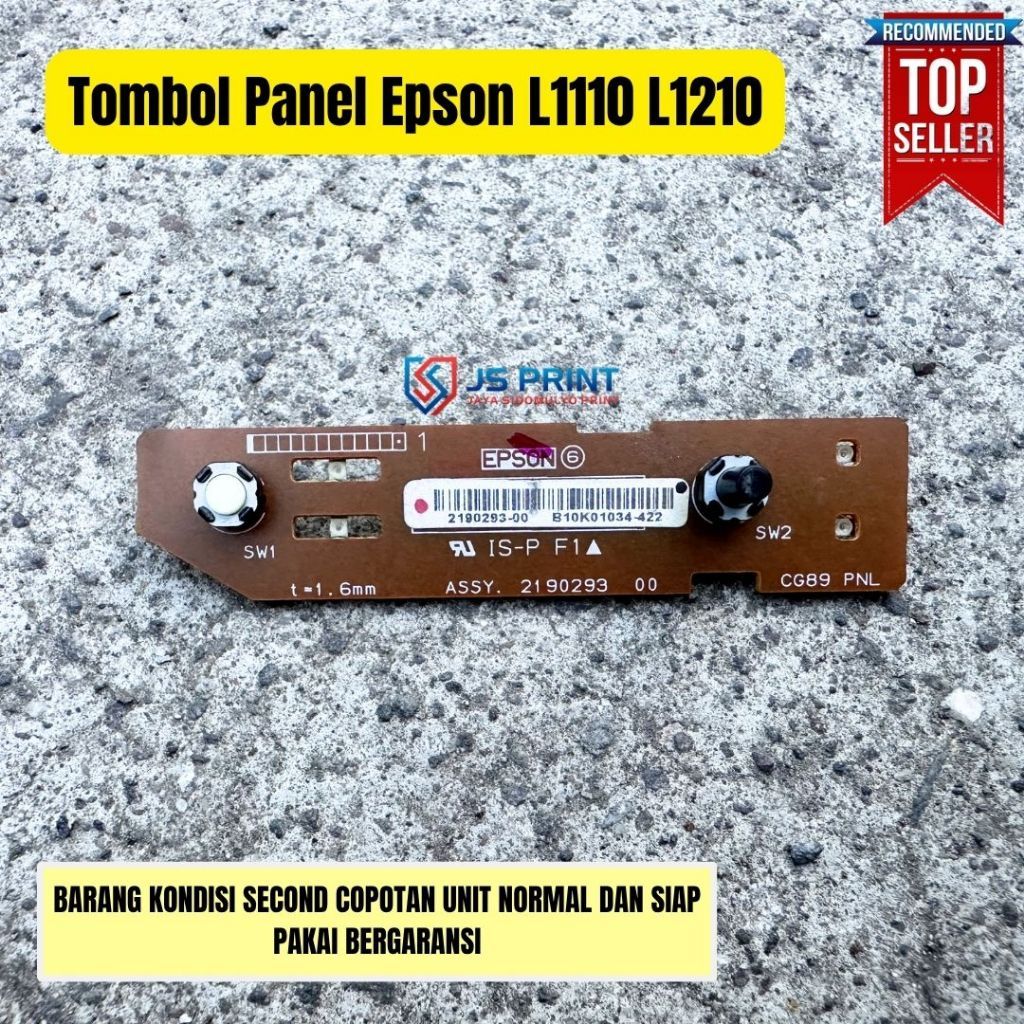 TOMBOL Epson L1110 L1210 L1211 ปุ่มสวิตช์ไฟเครื่องพิมพ์
