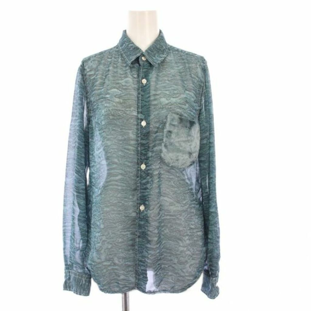 Comme Des Garcons Blouse Shirt Long Sleeve Patterned Direct from Japan Secondhand