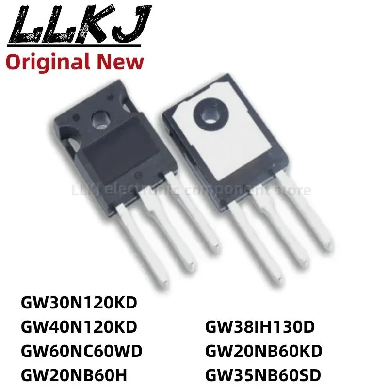 5pcs STGW30N120KD STGW40N120KD STGW60NC60WD STGW20NB60H STGW38IH130D STGW20NB60KD STGW35NB60SD TO247