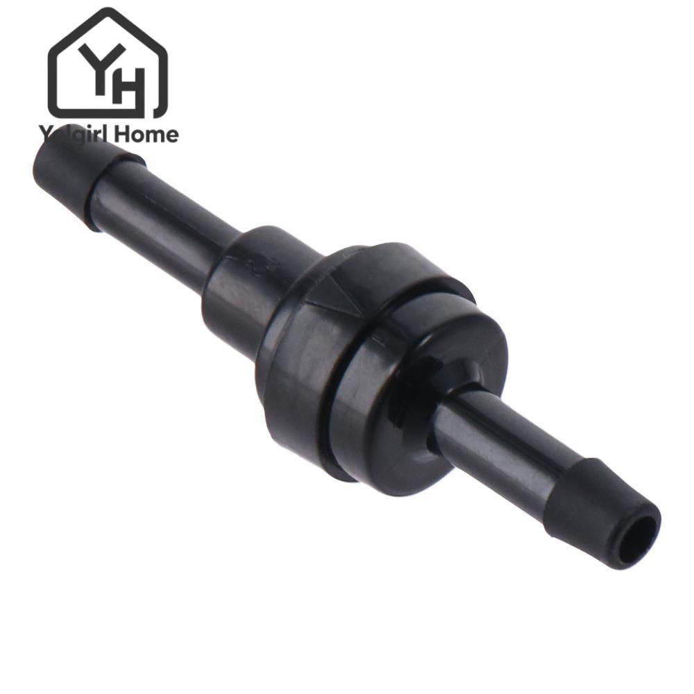 YELGIRLB One-way Check Valve, 1/8" 3/16" 1/4" Black Check Valve, One-way Valve Non Return Nylon One 
