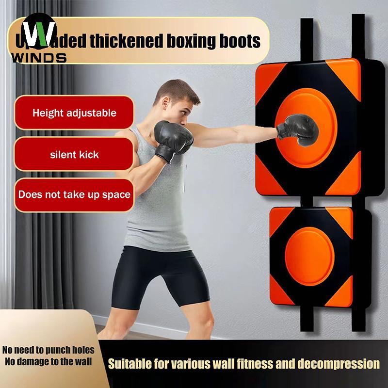 ODS ปรับ Wall Punching หนัง Pad มวยเป้าหมาย Bloing ติดผนัง Taekwondo การฝึกอบรม Sandbags ต่อสู้เกียร์ห้องใช้ในบ้าน OD