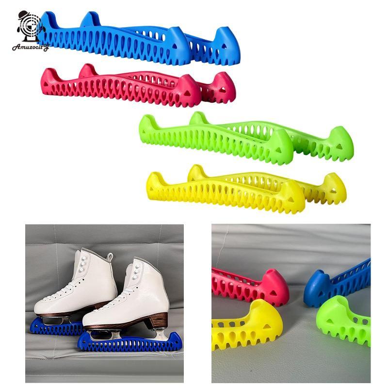 [Amuzocity] TPR พลาสติก Ice Skate Blade Protector สำหรับ Skates ทั้งเด็กและผู้ใหญ่